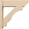Ekena Millwork 8-in W x 28-in D x 28-in H Balboa Slat Rough Cedar Woodgrain TimberThane Outlooker, Primed Tan OUTUR080X28X28BOA24RCPR - alternate 3